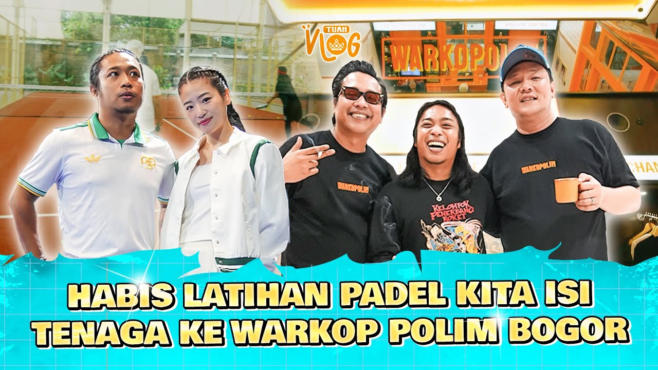 TUAH VLOG - PRAZ TEGUH YAKIN MENANG PADEL LAWAN SINTYA MARISCA DAN ALOY!