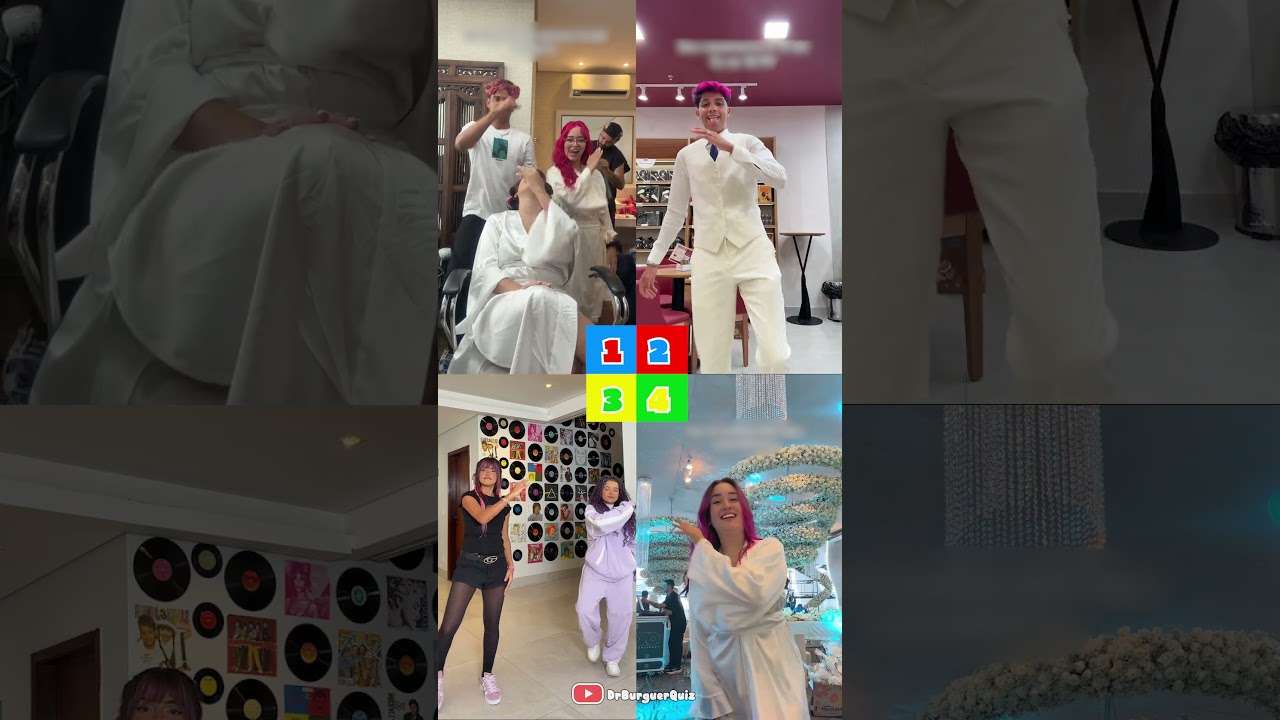 👰 QUEM FEZ MELHOR O PASSINHO DO CASAMENTO? 💃 #drburguerquiz #shortsviral
