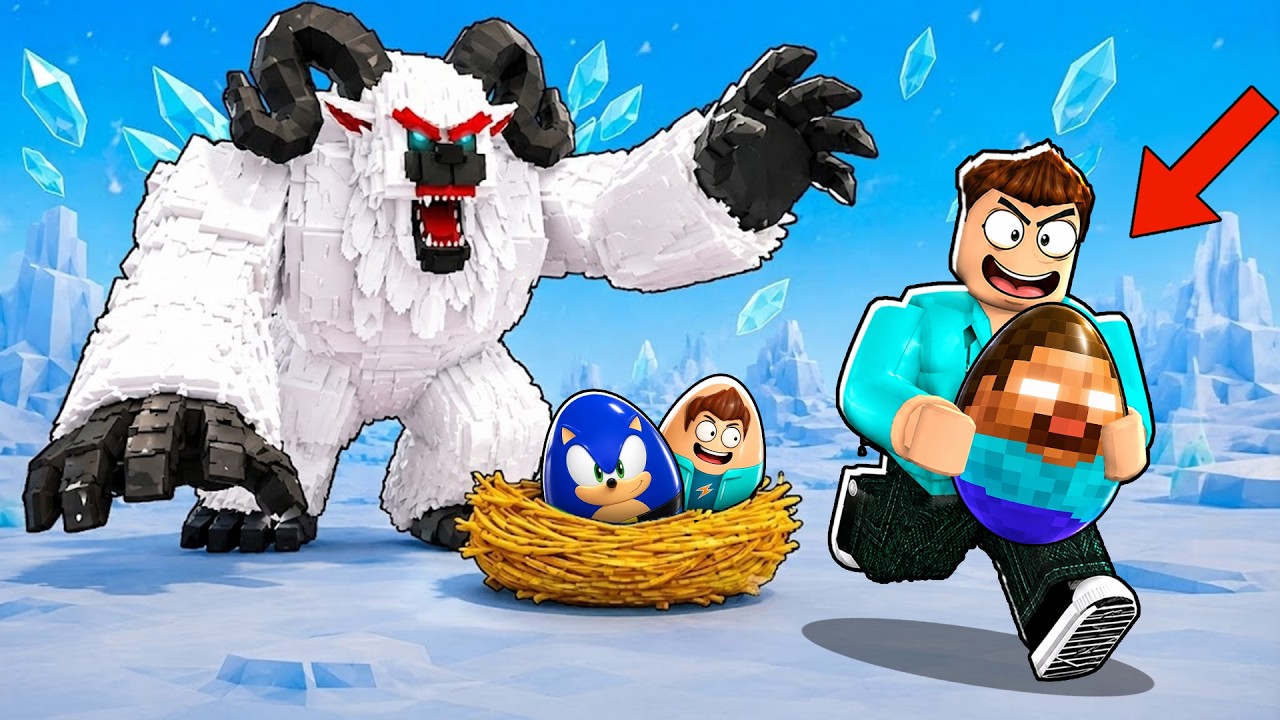 I STOLE HEROBRINE EGGS IN STEAL AN EGG ROBLOX !!