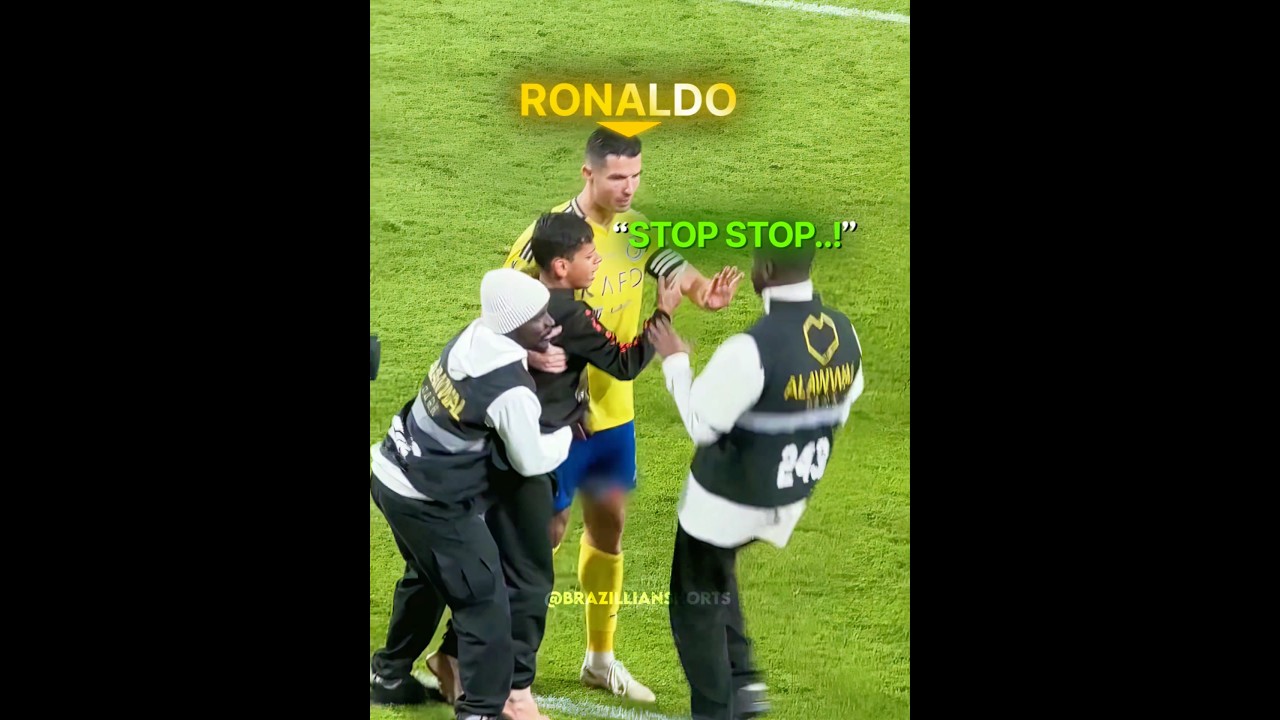 Ronaldo’s Respect For The Fans ❤️