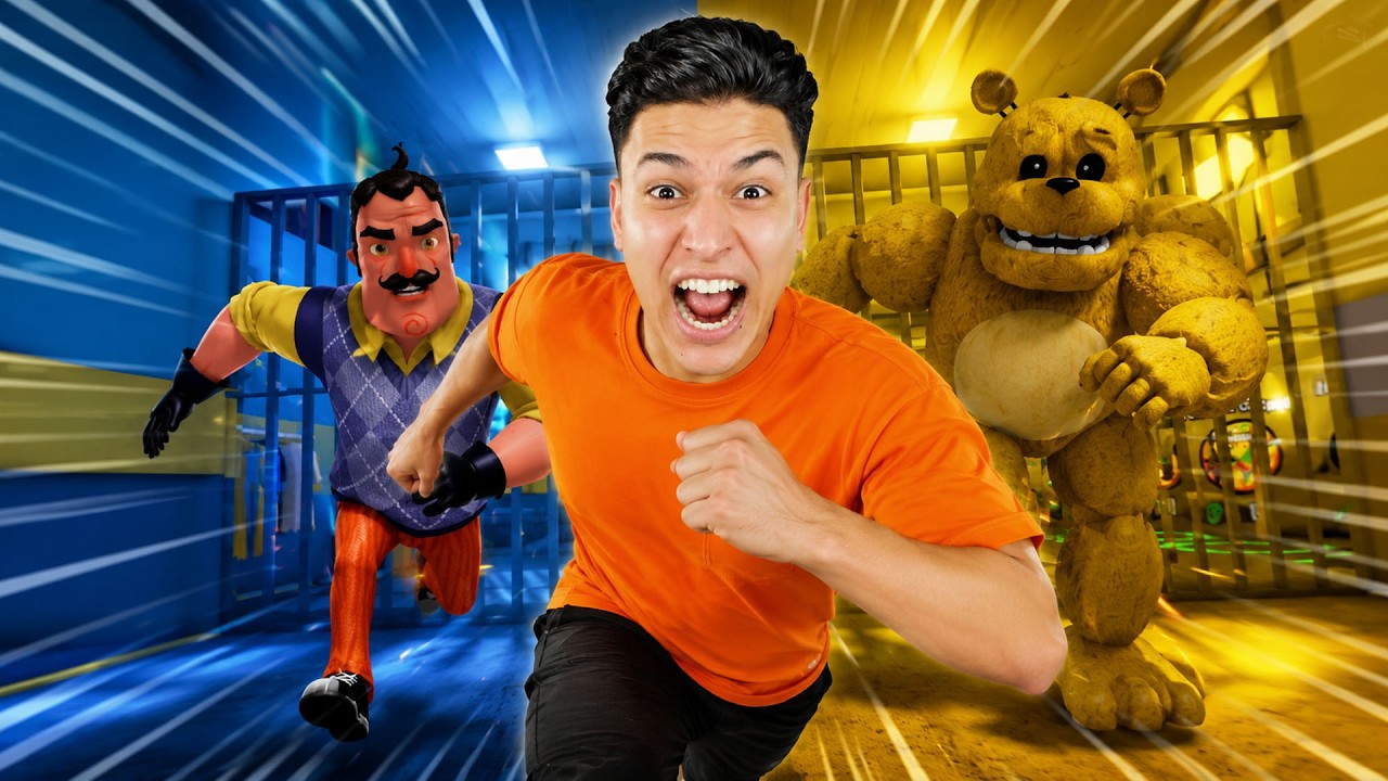 اصلانو دخل سجن فريدى والجار النفسية 😱 وبيحاول يهرب منهم