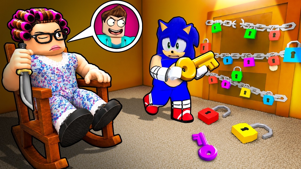 I BECAME GRANNY TO TROLL NOOBS IN ROBLOX !!