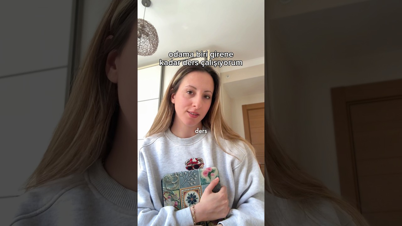 odama biri girene kadar ARALIKSIZ DERS ÇALIŞTIM! Tahmininiz tuttu mu?