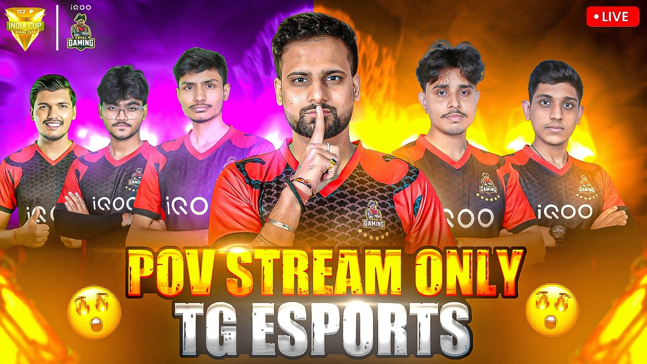 SPECIAL WATCHPARTY I ONLY iQOO TG POV I  TOTAL GAMING ESPORTS | #iQOOTG #tournamentlive