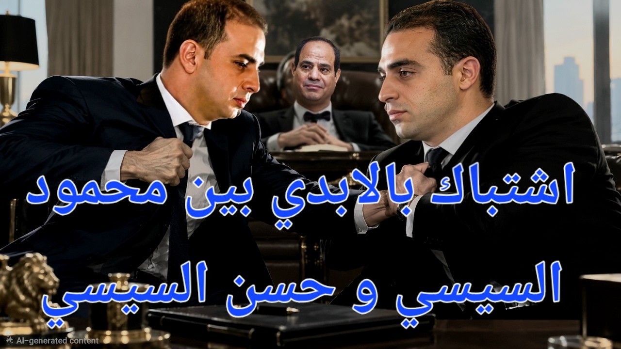 اشتباك بالايدي بين محمود السيسي وحسن السيسي على ملفات ادارة مصر