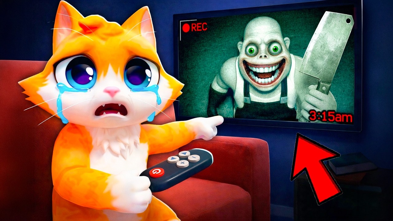 ركبت كاميرات سرية في محل الجزار ! اكتشفت شي مرعب! 😱💀 | I Am Cat VR