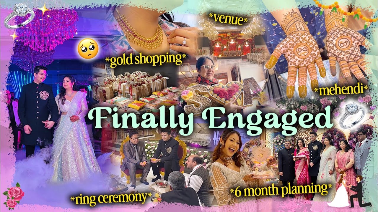 She’s Finally ENGAGED💍 6 MONTH PREP💕 Venue, Lehenga, Gold Shopping *Sagan VLOG* | ThatQuirkyMiss
