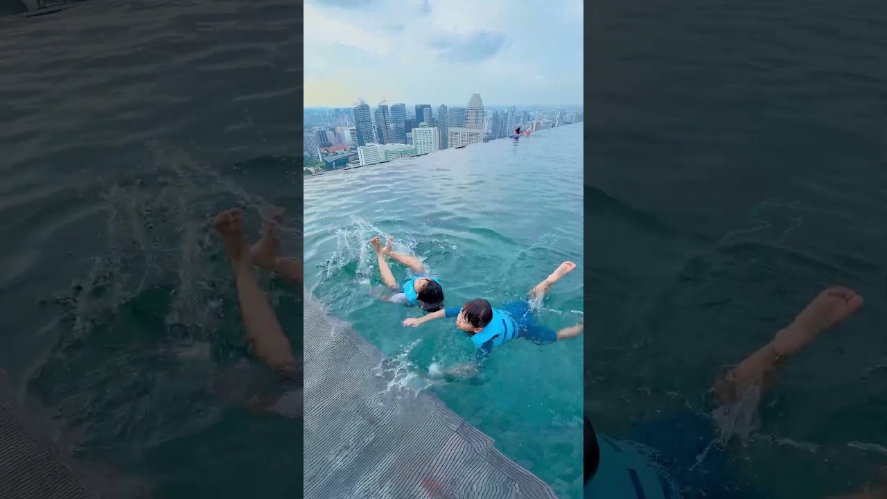 Berenang Di Ketinggan 200 M Aletha Abew Berani Banget #alethaabew