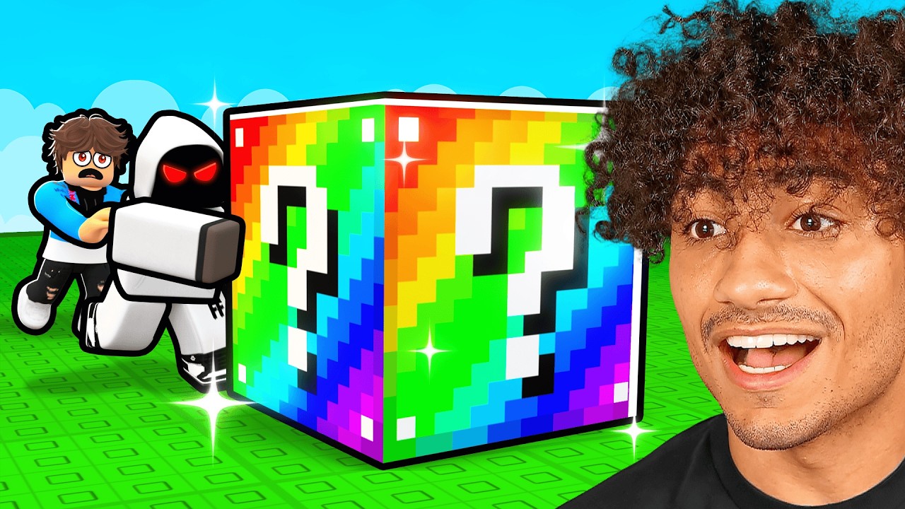 ROBLOX PUSH A LUCKY BLOCK..