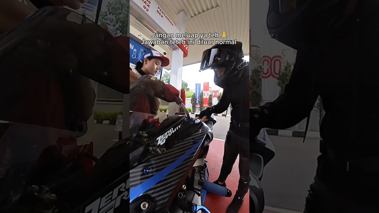 Ih, ga keliatan 🤔 ucap teteh pertamina #trendingshorts #sunmori #cbr1000rr #cbr #motovlog