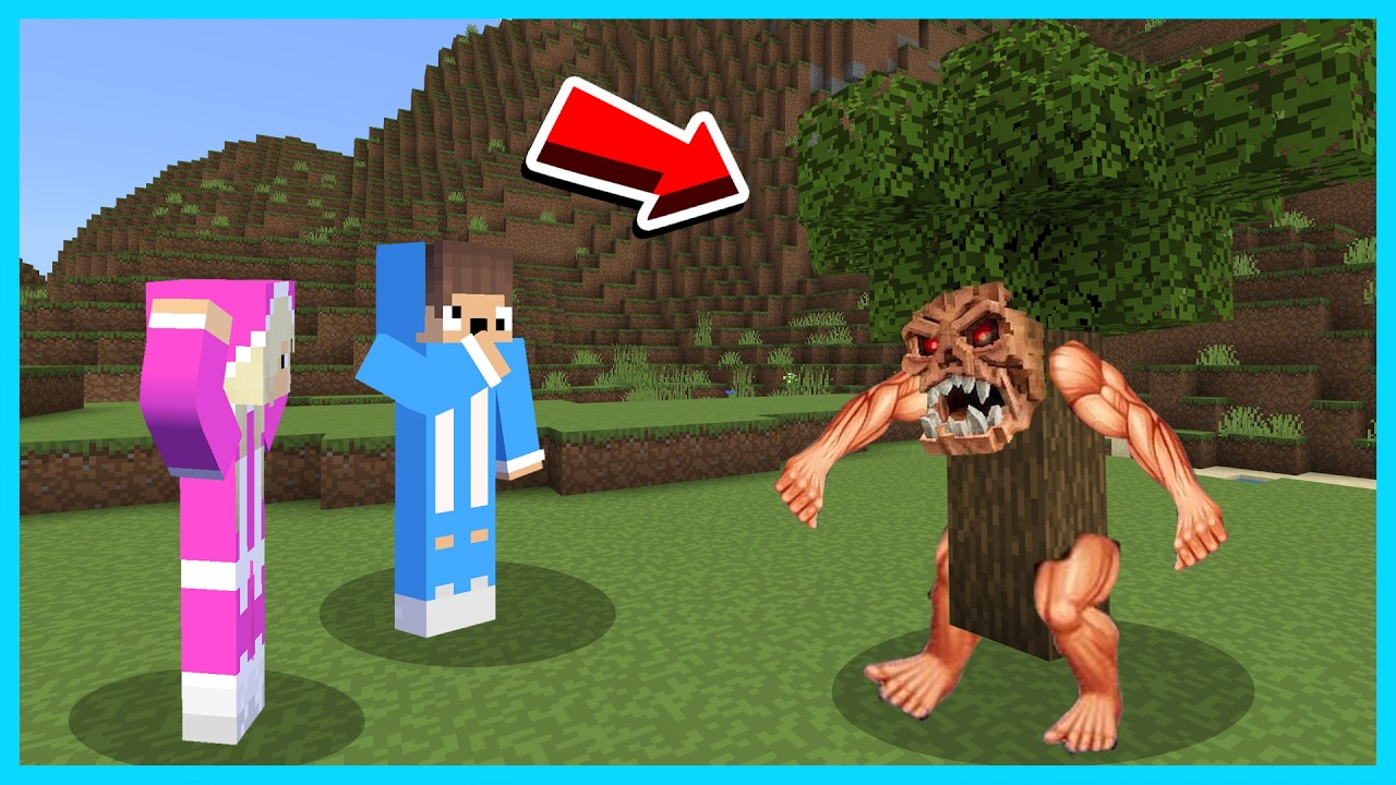 MIPAN & ZUZUZU MENEMUKAN ANOMALI POHON YANG HIDUP DI MINECRAFT! SEREM BANGET