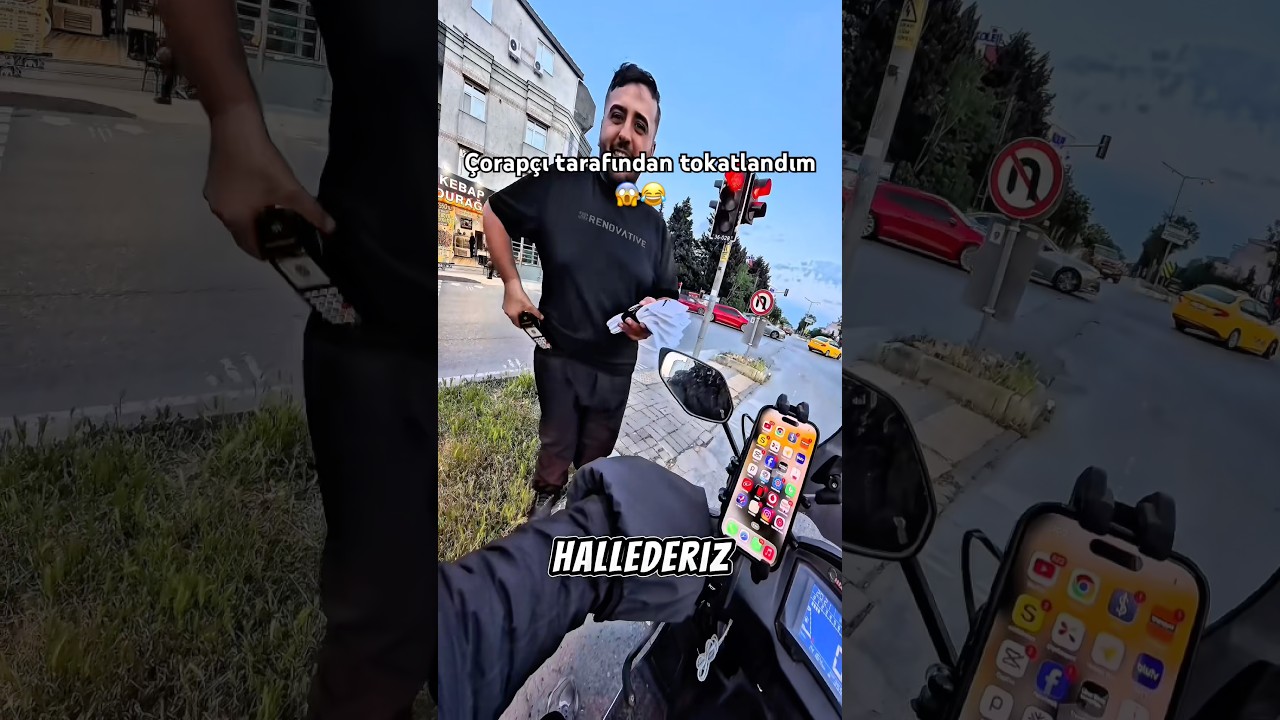 Çorapçı tarafından dolandırıldım 😂😱 #shorts #viral #keşfet #reels #tiktok #motovlog #fyp #kurye