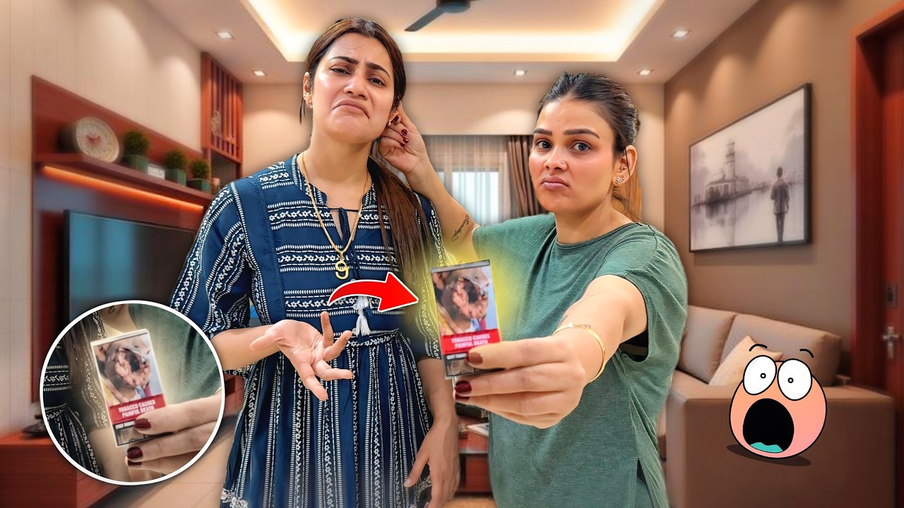 golu pakdi gayi cigarette peete hue