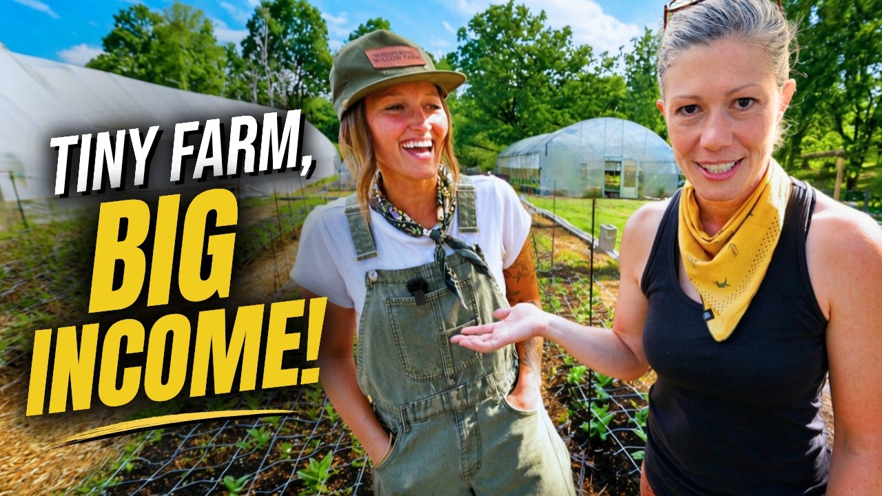 They Grow 80% Their Food AND Earn $100k From a 1 Acre Backyard!