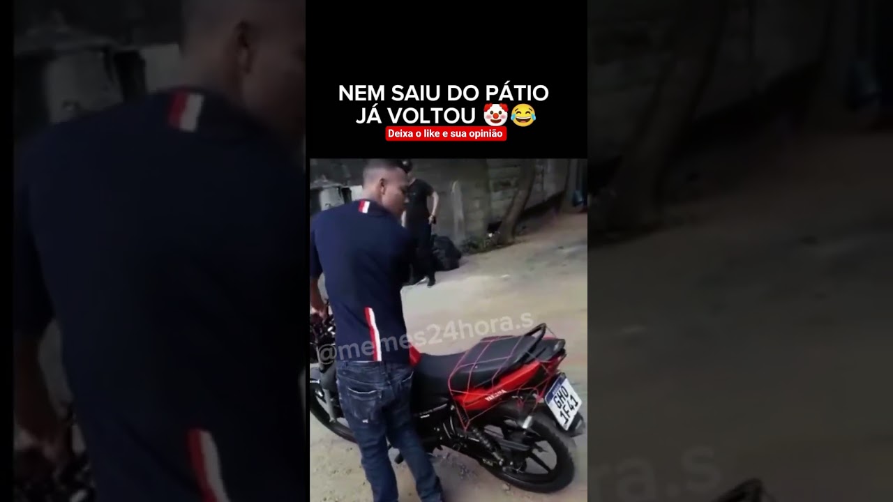 Moto saiu do pátio e foi presa no mesmo momento perturbação de sossego