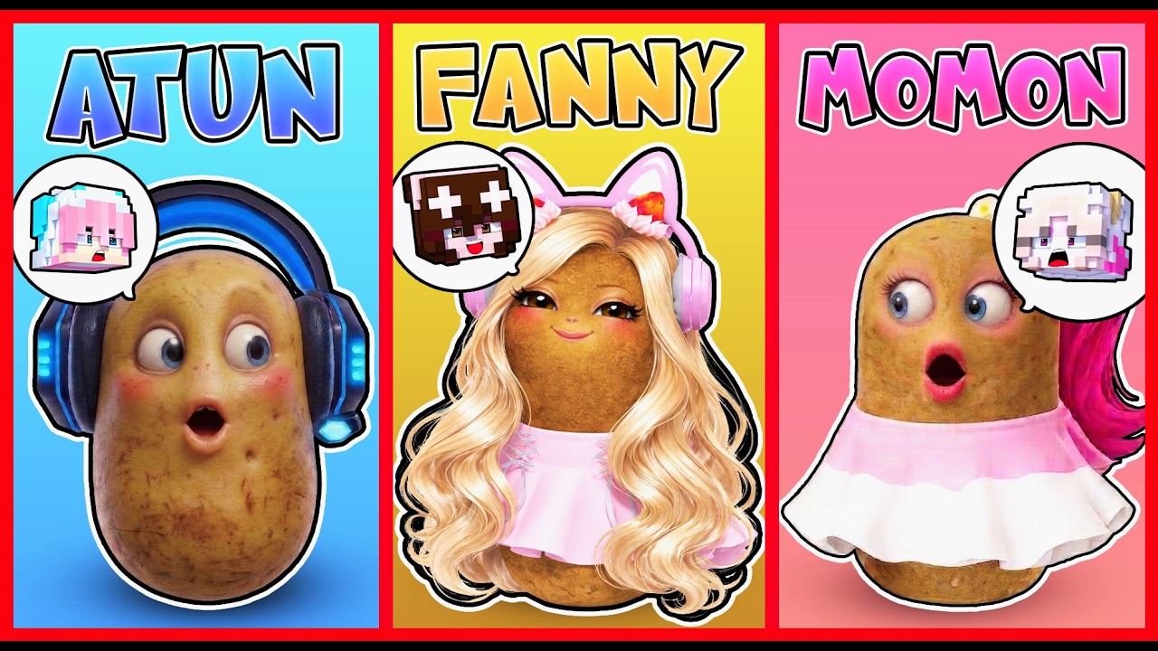 @FannyTjandra BERUBAH JADI KENTANG SEPERTI ATUN & MOMON?? Feat @sapipurba Minecraft