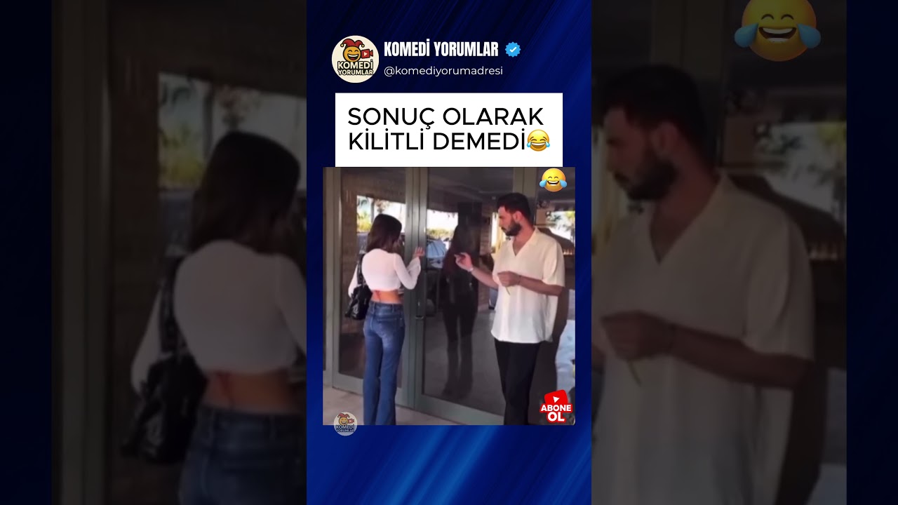 TROLLÜK LEVEL 99 😂 NETİCESİNDE KİLİTLİ DEMEDİ YANİ #shorts #komikyorumlar