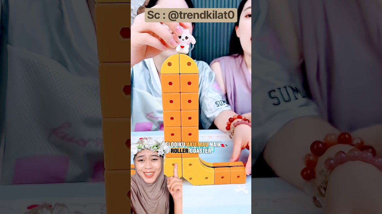 My Melody & Kuromi Rebutan Perosotan?! Ternyata Rel Kereta Magnet Ajaib! 😱🚂 trendkilat0