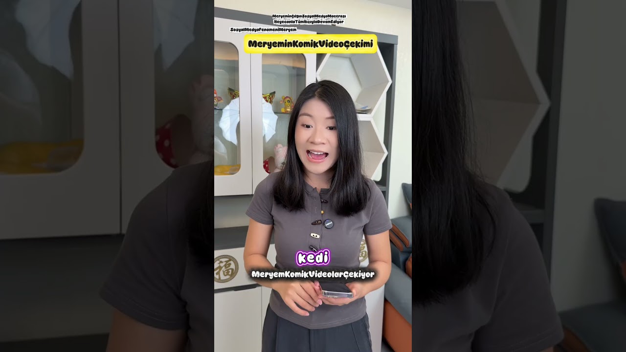Meryem Komik Videolar Çekiyor 🎥 🤭 #shorts