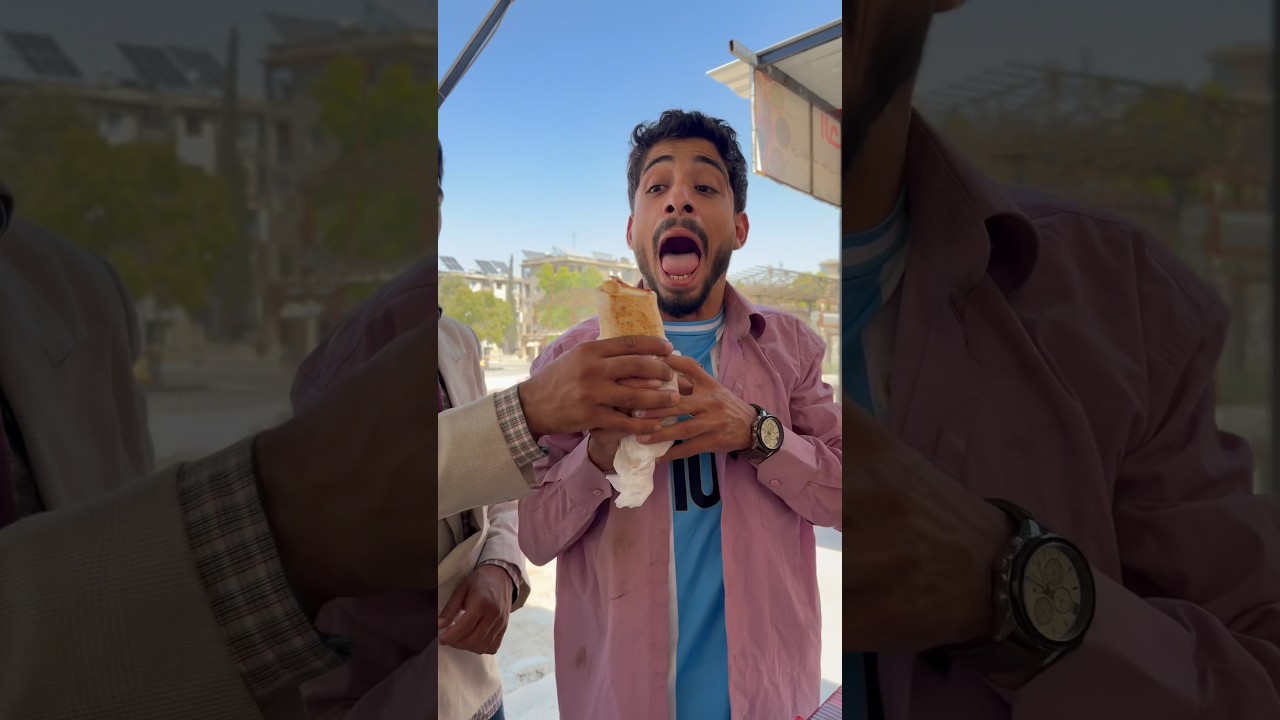 رئيس الفقراء بالعالم 🌎😂(‏بياع شاورما )￼نزار الحموي #shorts ￼