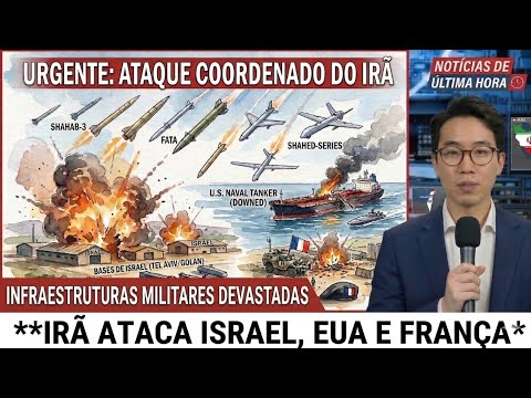 URGENTE: Irã atacou Israel, derrubou petroleiro dos EUA e matou soldado francês — tudo numa noite 