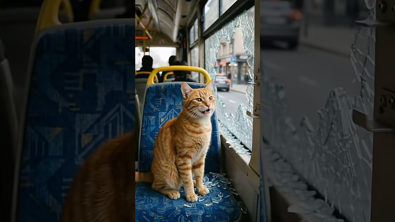 Karabaş camı kırdı