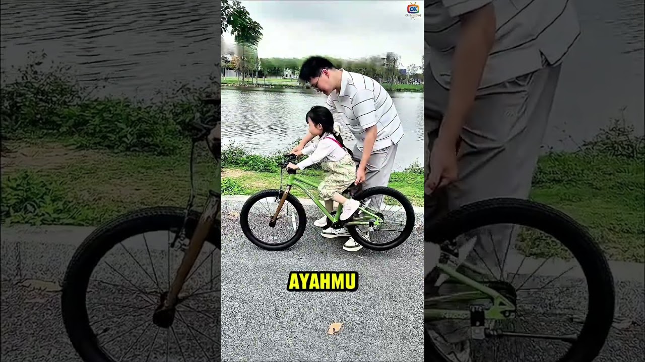 Tips mudah naik sepeda⁉️🫣