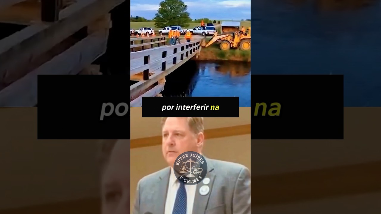 Ele consertou uma ponte e foi multado 🥲#justiça
