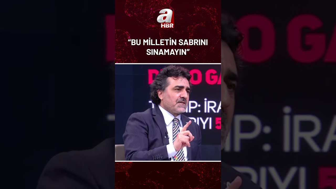 BU MİLLETİN BİR SABRI VAR! GAFFAR YAKINCA'DAN NET MESAJ!