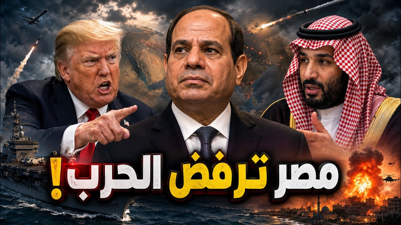 السيسي يصدم ترامب والسعودية: مصر لن تحارب إيران… واليمن تضرب الرياض!