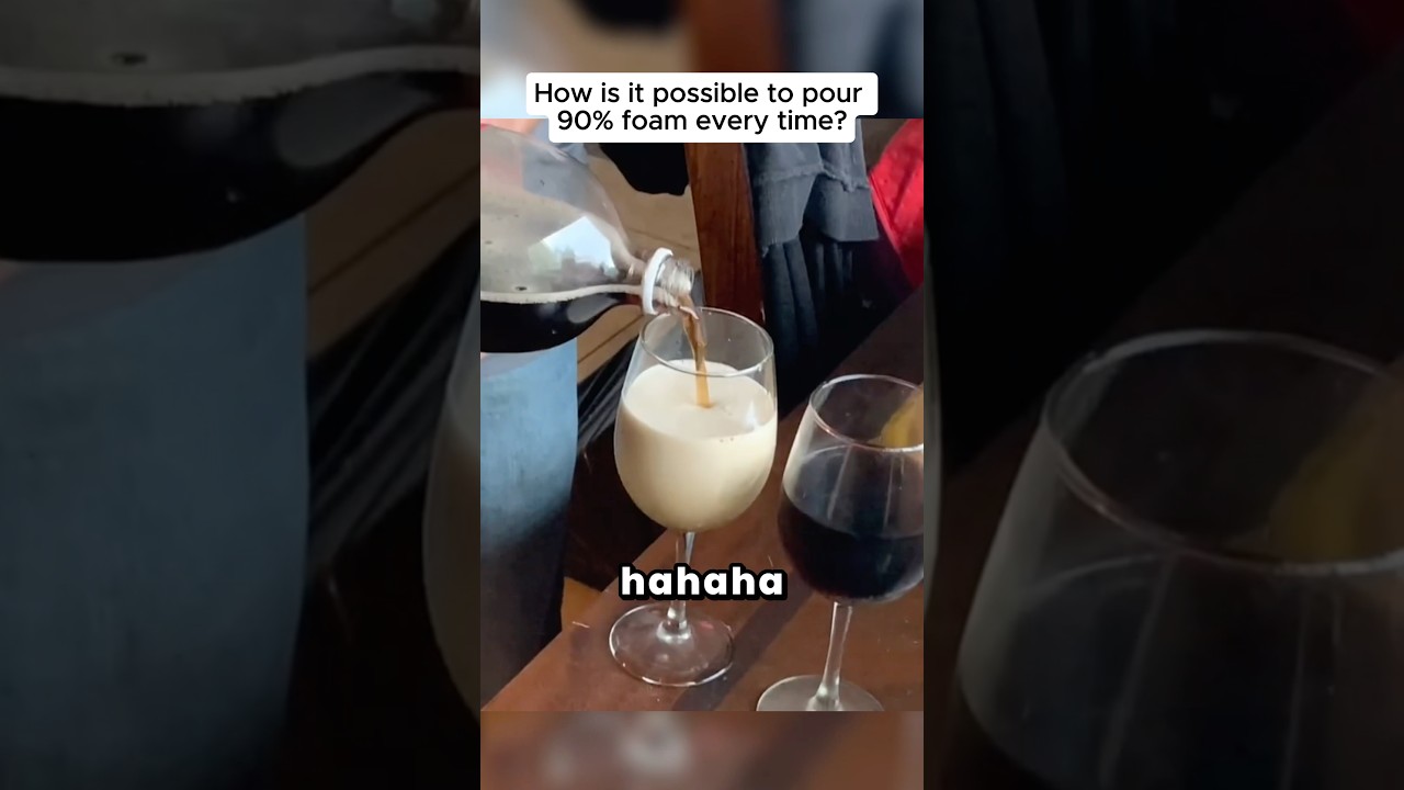 POV: You just wanted a drink but the universe chose FOAM.