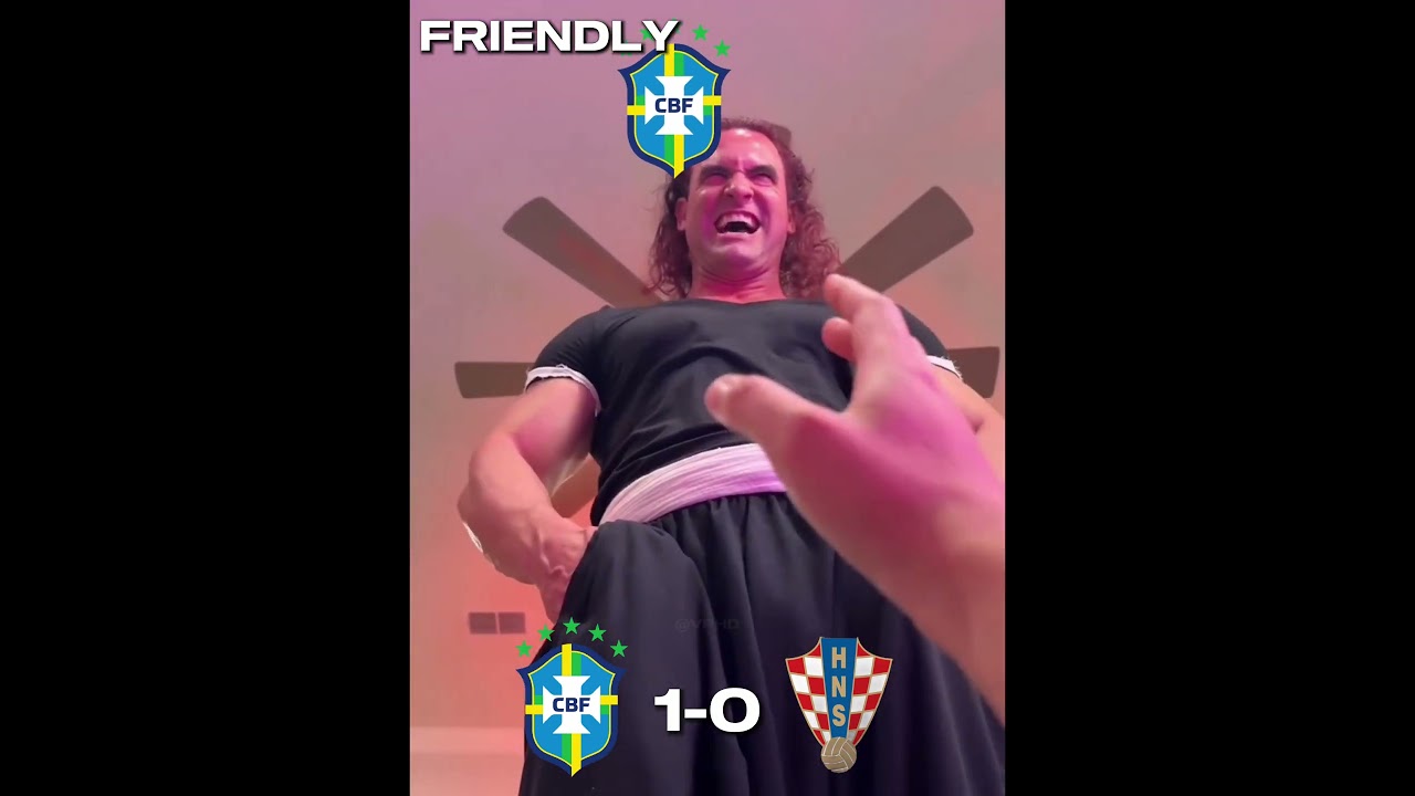Brasil HUMILHOU a Croácia ⚽🔥