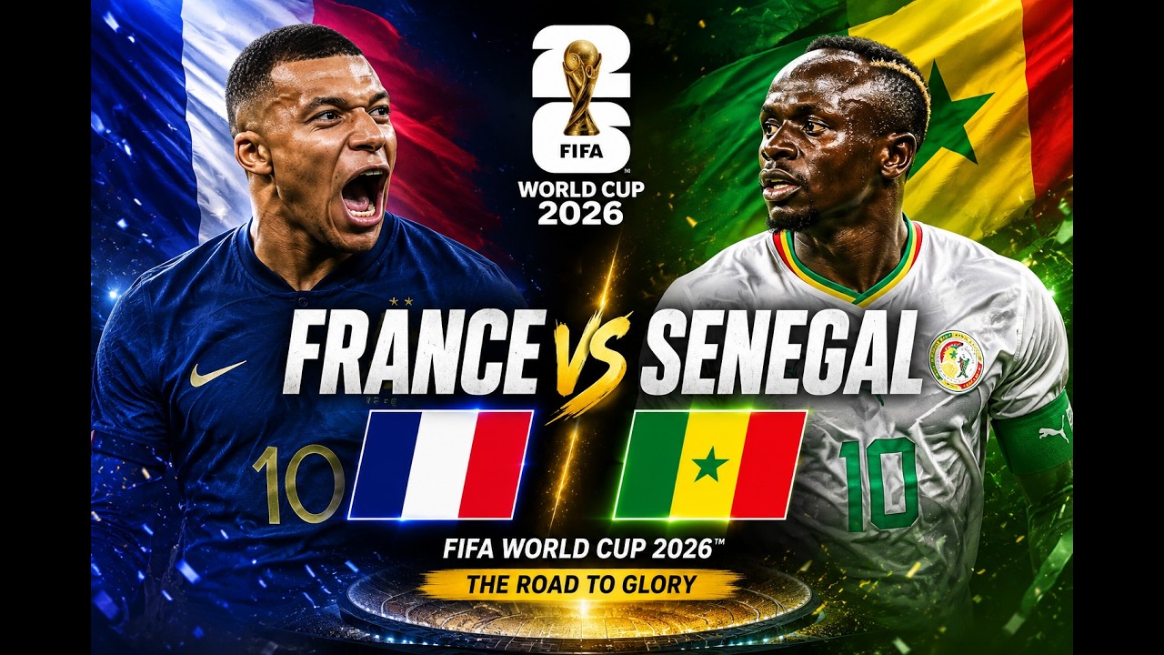 🛑LIVE- FRANCE vs SENEGAL || World Cup 2026 || EA Sports FC 26 || Ps5 PRO