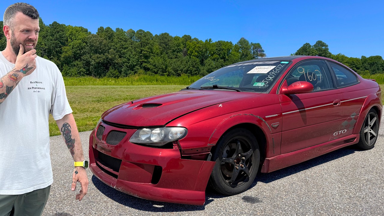 I Bought A Destroyed Lingenfelter GTO For $9,600!