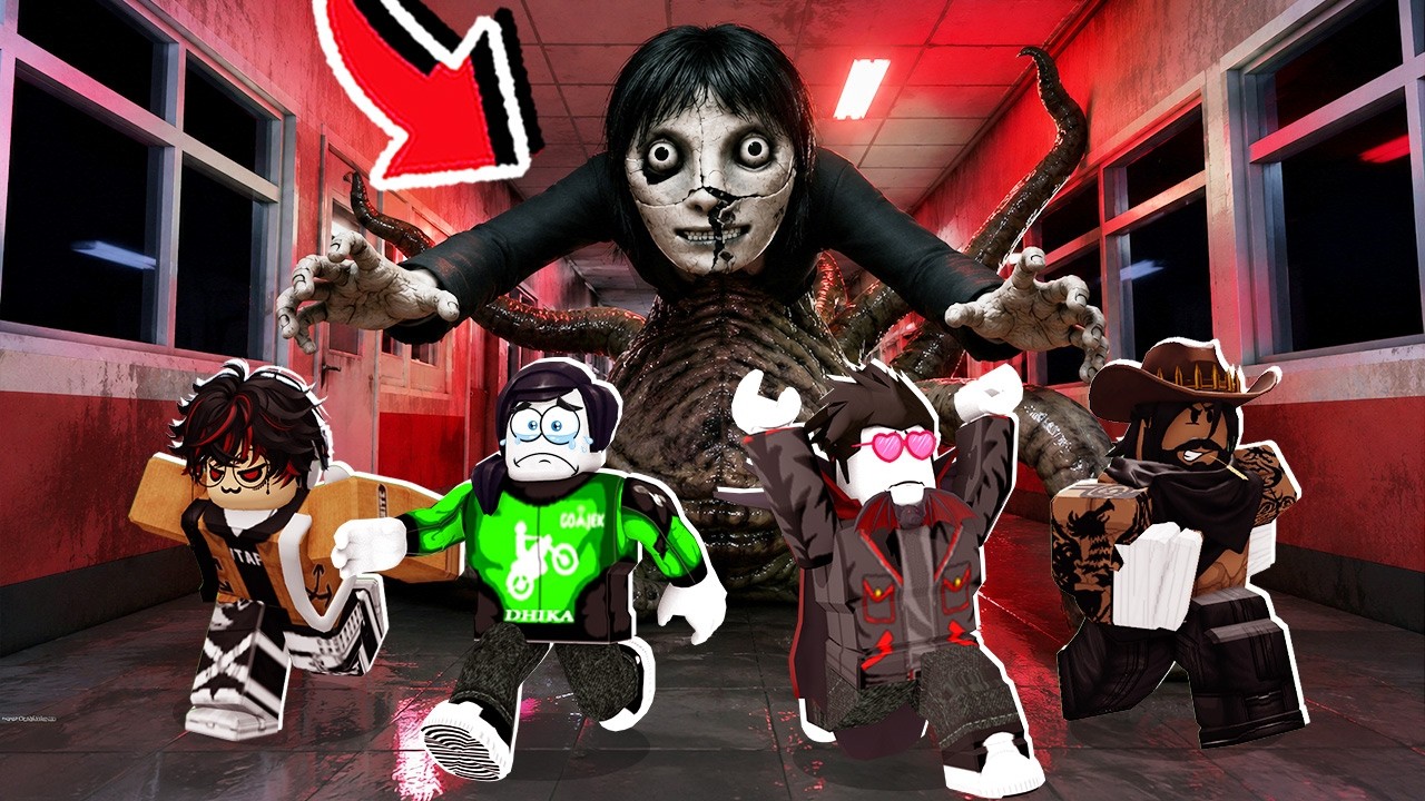 4 KOPLAK MASUK KE SEKOLAH ANGKER DI ROBLOX!!! MIMIC