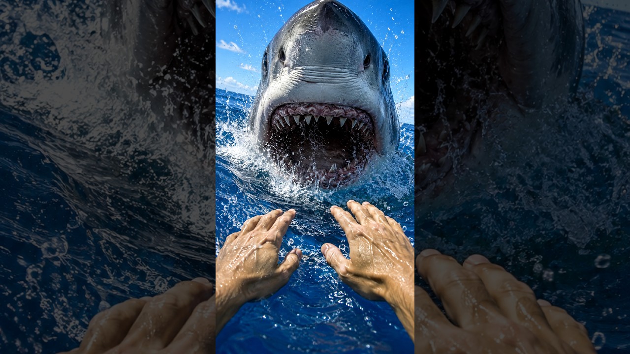 🦈 لو قرش قرب منك.. اعمل ده؟