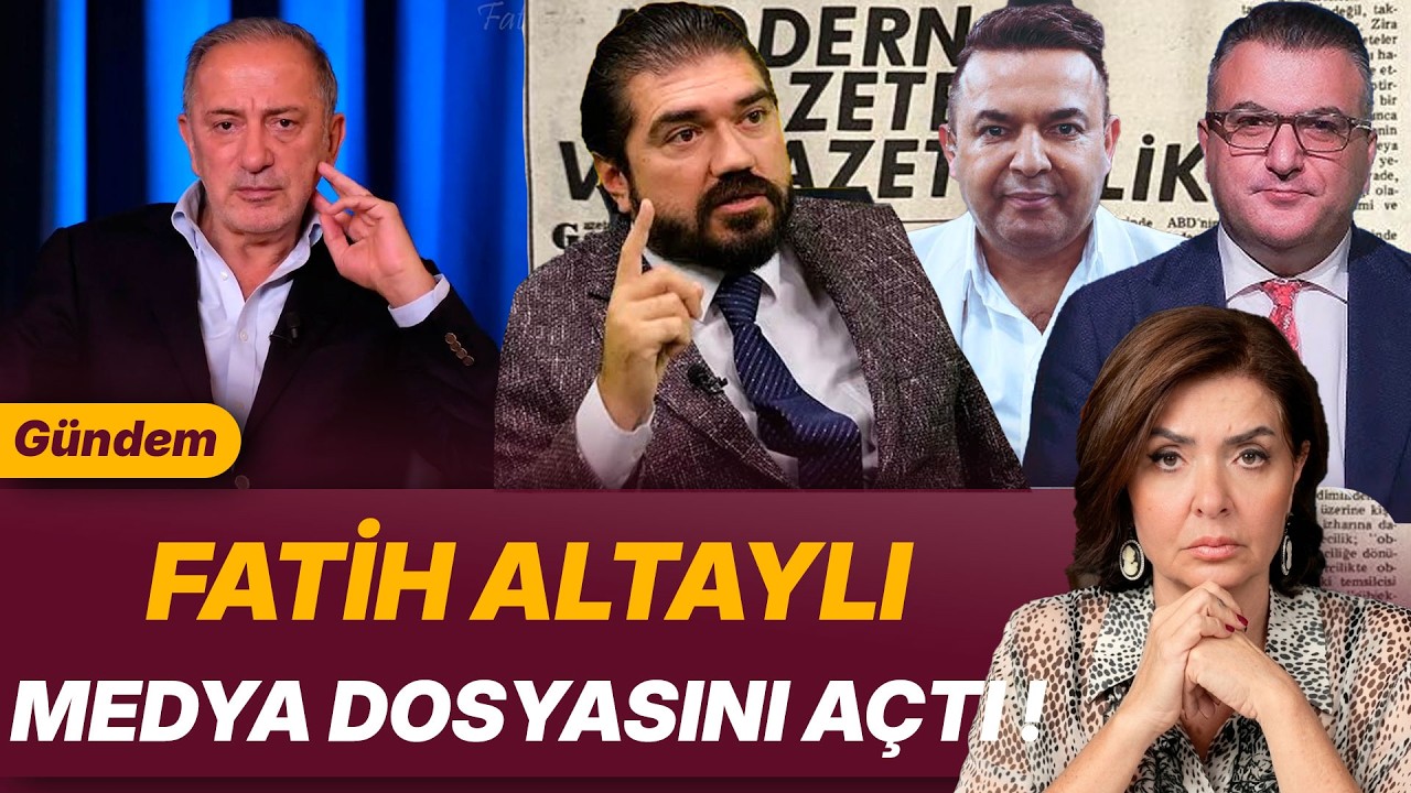 FATİH ALTAYLI MEDYA DOSYASINI AÇTI !