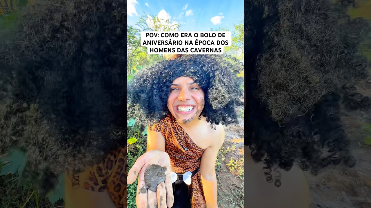 COMO ERA O BOLO DE ANIVERSÁRIO NA ÉPOCA DOS HOMENS DAS CAVERNAS