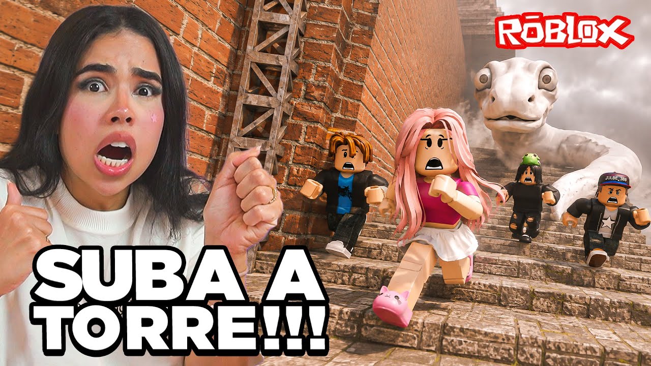 SOBREVIVA NESSA TORRE CONTRA A COBRA PRÉ HISTÓRICA NO ROBLOX