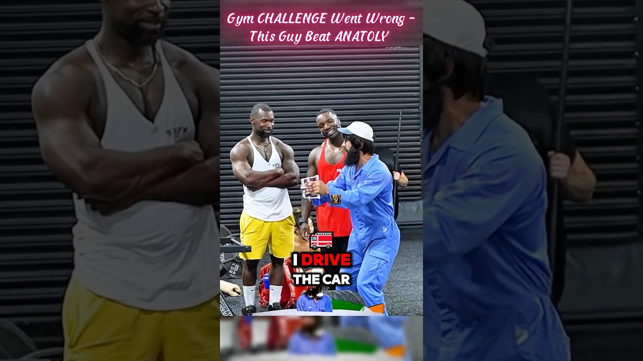 Gym CHALLENGE Went Wrong - This Guy Beat ANATOLY ....#gym #funny #funnyvideo #comedy #trending