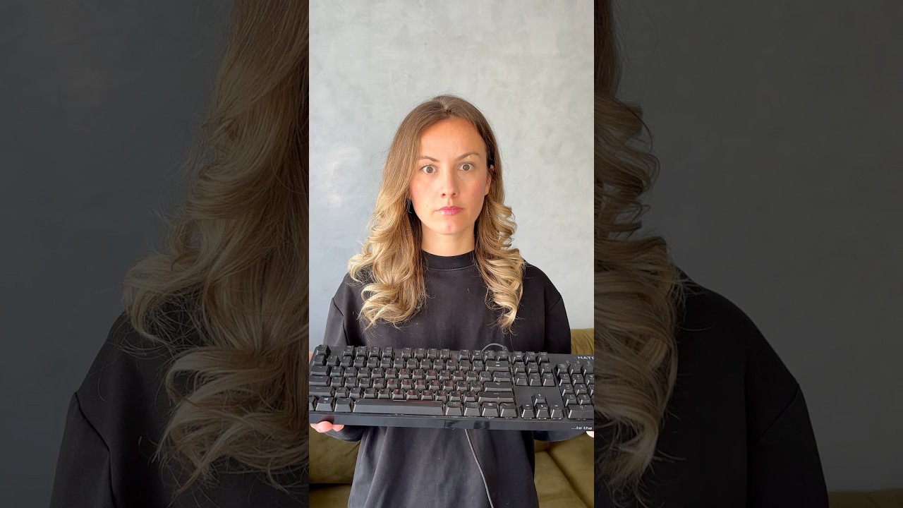 The COOLEST keyboard ever! 🤯⌨️ #funny #comedy #keyboard #viral
