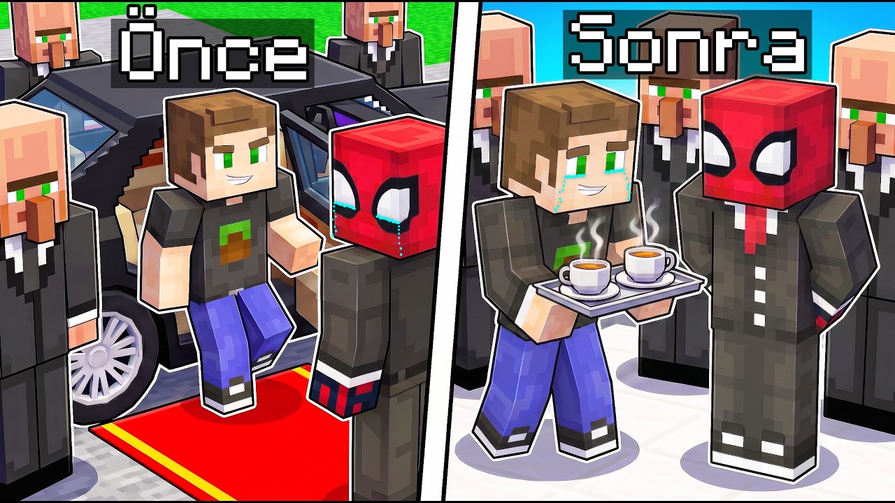 ÖNCE Fakirdim SONRA Başkan Oldum - Minecraft
