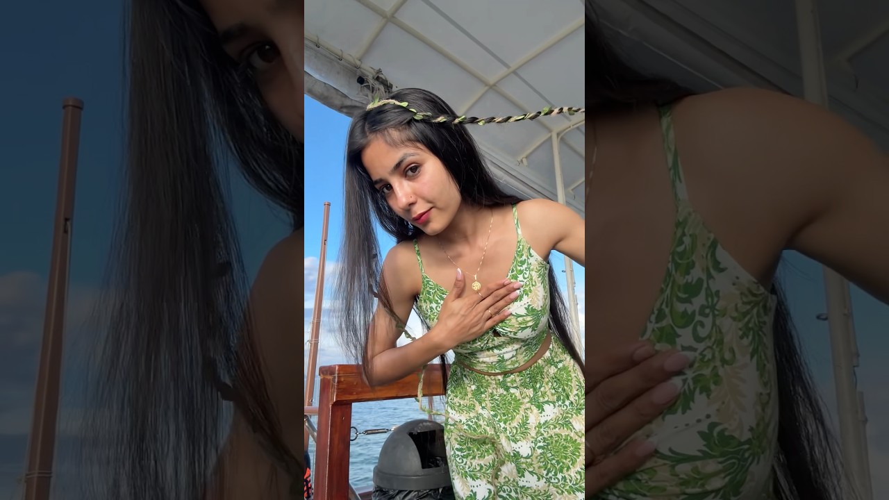 GRWM in ⛴️ cruise🌿 | Anju Mor | #shortsfeed #shorts #thailand #minivlog