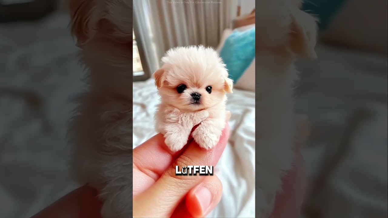 Şimdiye Kadar Gördüğünüz En Küçük Köpek 😍 #kısavideolar #viral