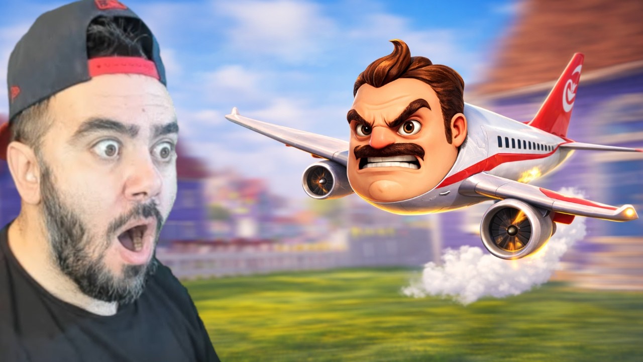 WILSON UÇAK OLDU ÇOK HIZLI UÇUYOR - HELLO NEIGHBOR MODS