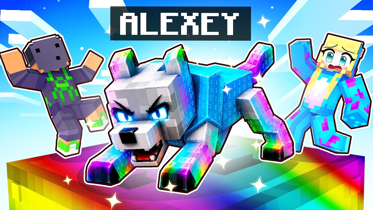 Fingi ser um CACHORRO OP em UMA CHUNK no Minecraft!