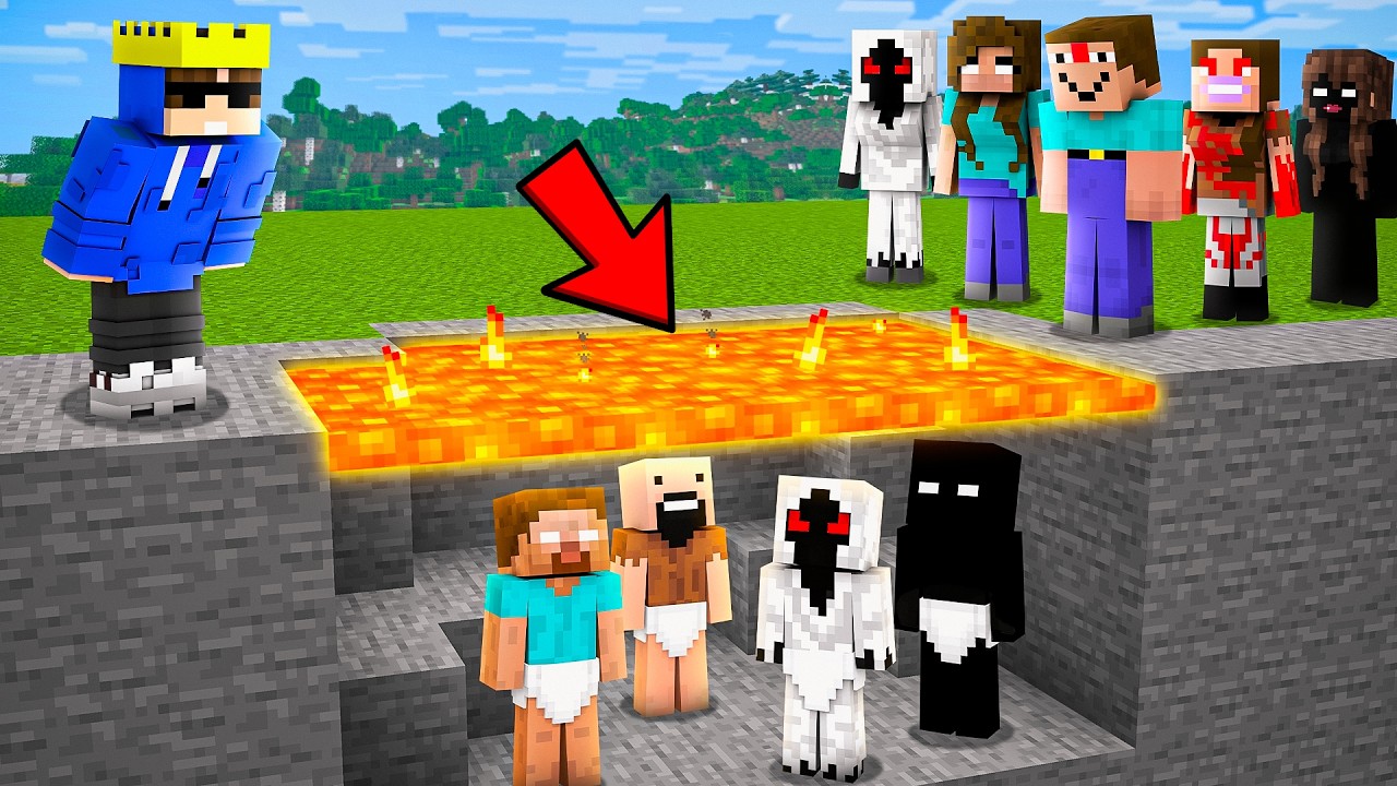 Scary Entities Kids Trolled Us With SECRET Base In Minecraft..