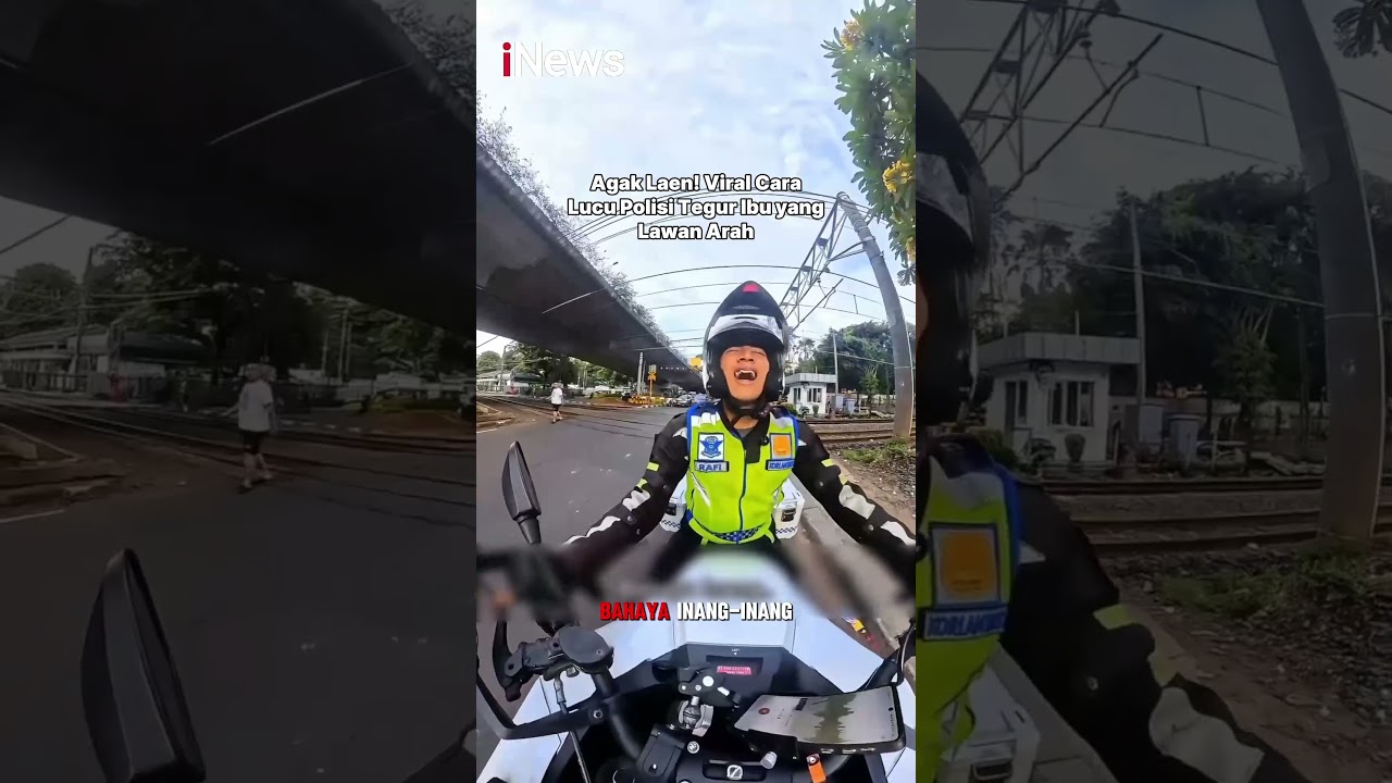 Agak Laen! Viral Cara Lucu Polisi Tegur Ibu yang Lawan Arah #shorts