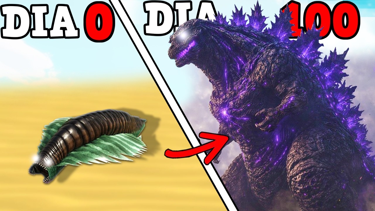 FUI CORROMPIDO E EVOLUI PARA O GIGANTE GODZILLA ROXO!
