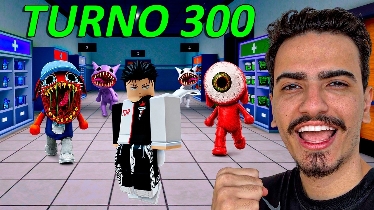 SOBREVIVI 300 TURNOS no HOSPITAL de ANIMAIS (ANOMALIA) ROBLOX 🌛🏥